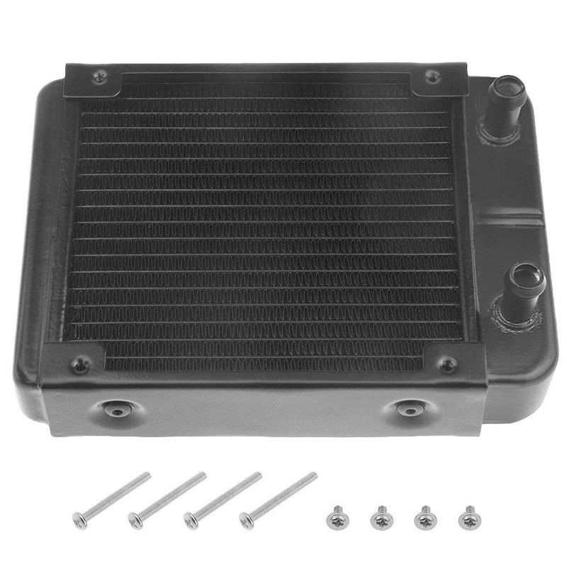 BXQINLENX 18 Pipe Aluminum Heat Exchanger Radiator for PC CPU CO2 Laser Water Cool System Computer 120mm(A) - Image 1